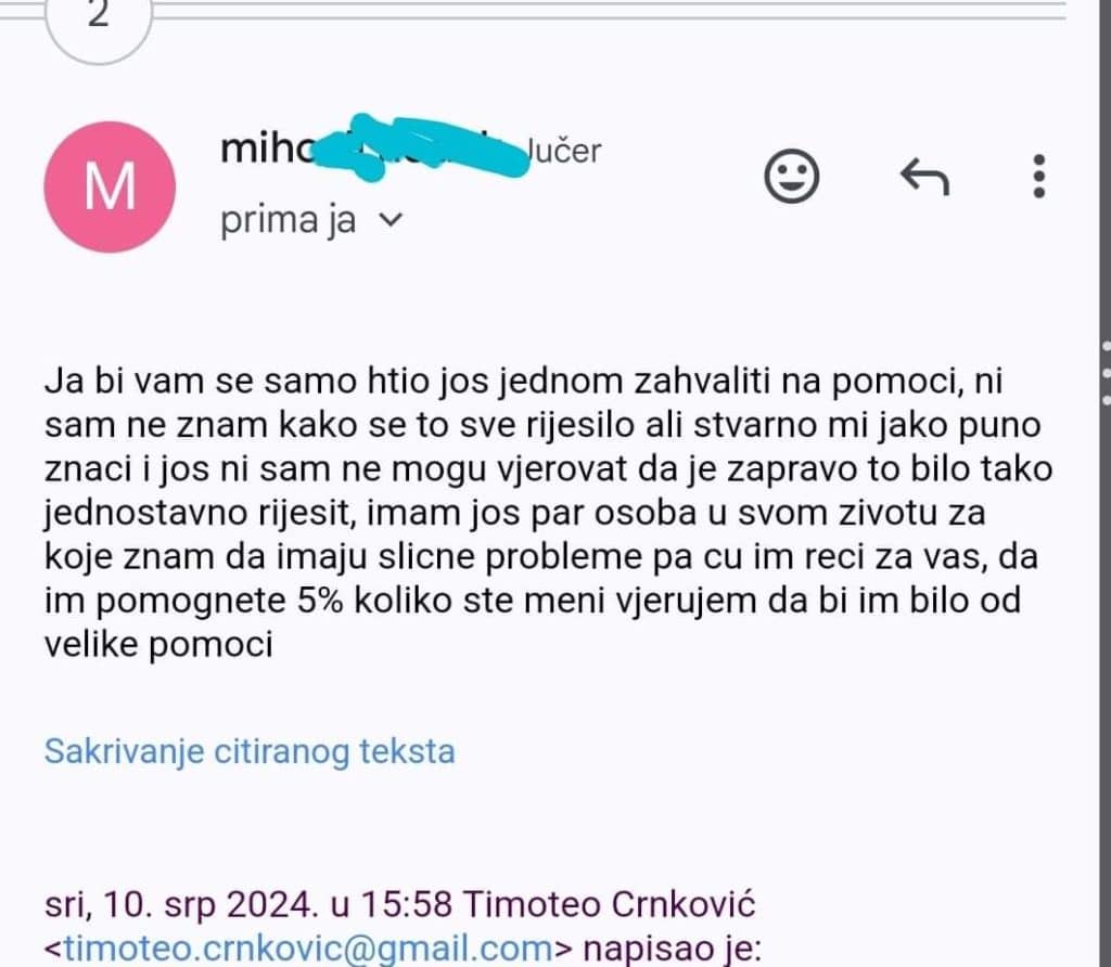 Pobijedio napade panike